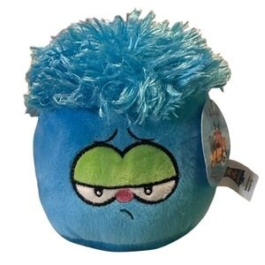 Calplush Club Penguin Emoji Animal Pal Emotions 6" Plush Blue Stuffed Toy NWT